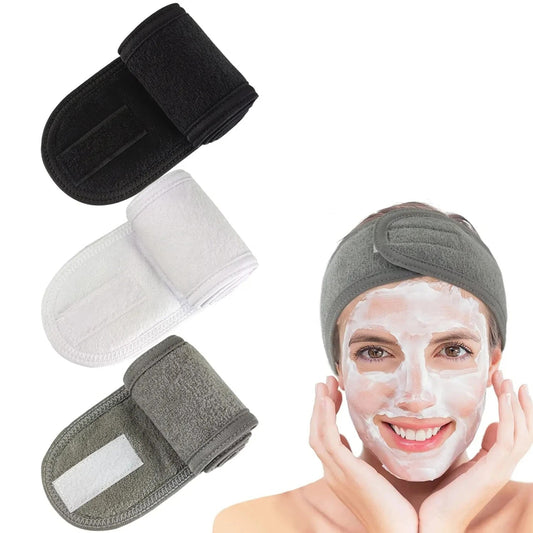 Set 2 pcs of Adjustable Spa Facial Headband