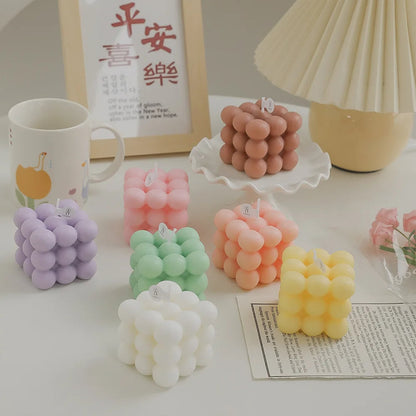 Bubble Cube Aromatherapy Soy Wax Candle