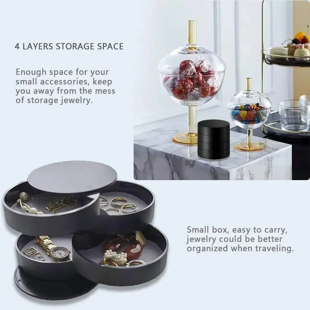 5 Layers Rotating Jewellery Storage Box