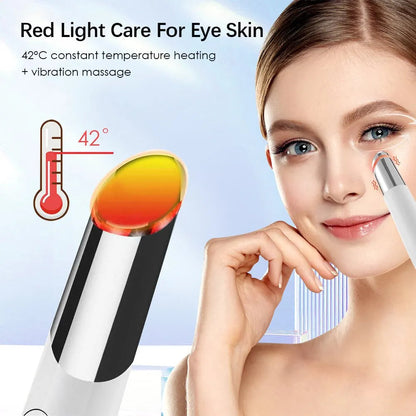 Eye Massager with Heating & Vibration - Reduces Dark Circles & Bags