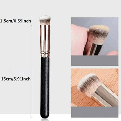 3 Pcs Foundation & Concealer Brush Set - Flawless Face Makeup