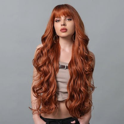 Long Wavy Cosplay Wig Super 26 Inch - Perfect for Party, Halloween & Costume