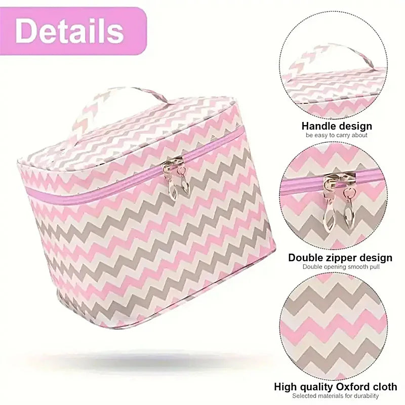 Waterproof Cosmetic Bag - Pink