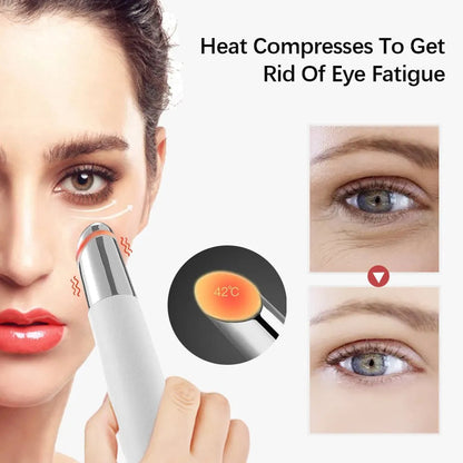 Eye Massager with Heating & Vibration - Reduces Dark Circles & Bags