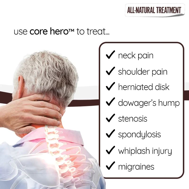 Core Hero™ 3-in-1 Neck Massage Pillow