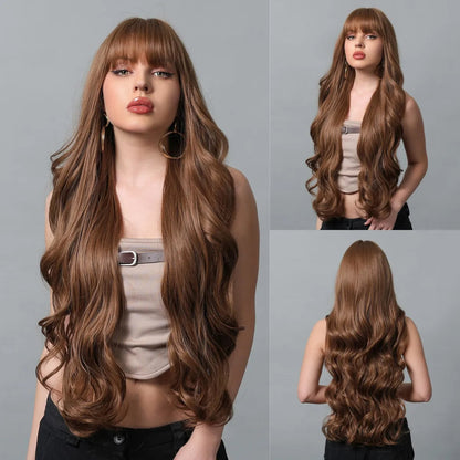 Long Wavy Cosplay Wig Super 26 Inch - Perfect for Party, Halloween & Costume